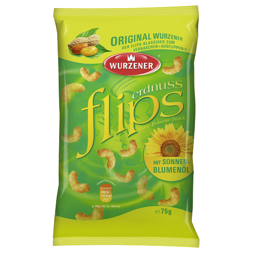 Wurzener Erdnussflips 75g